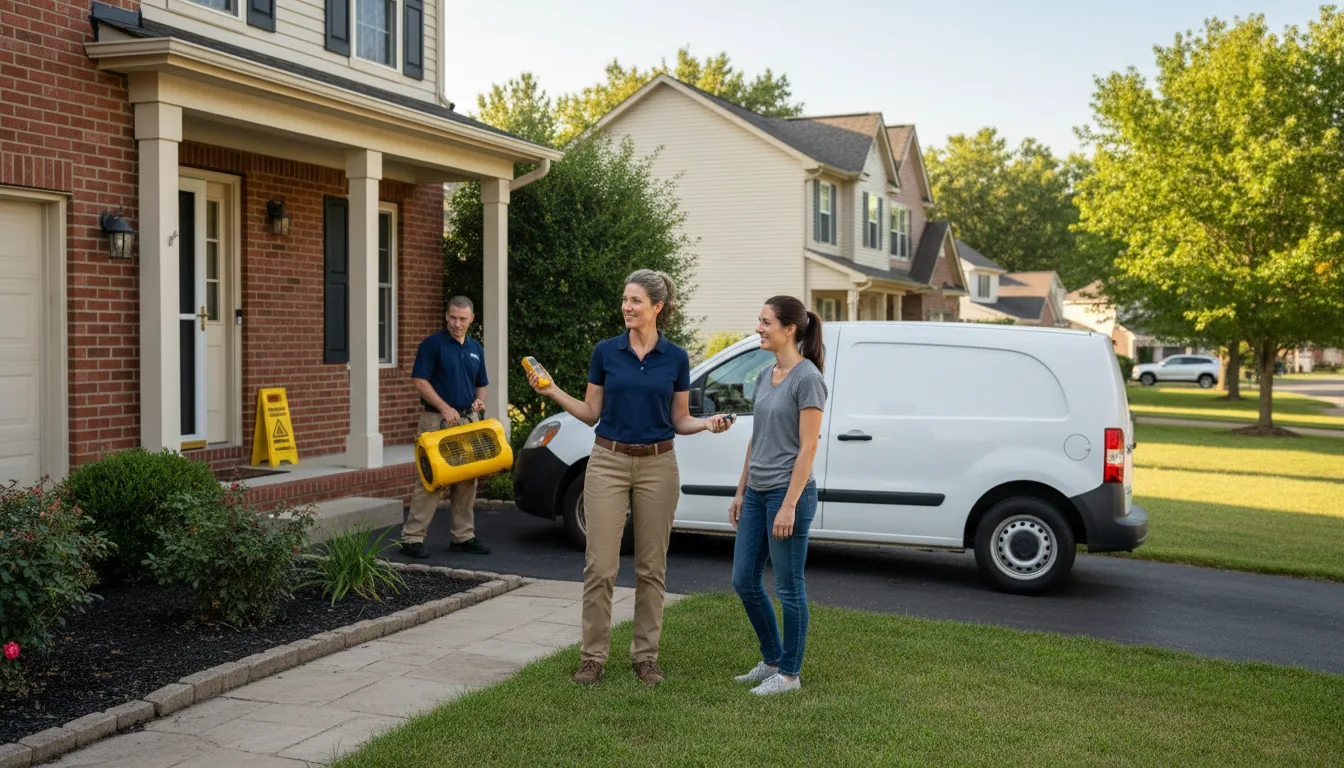 Water restoration image for Dehumidification And Cleanup Services in Florence, NJ